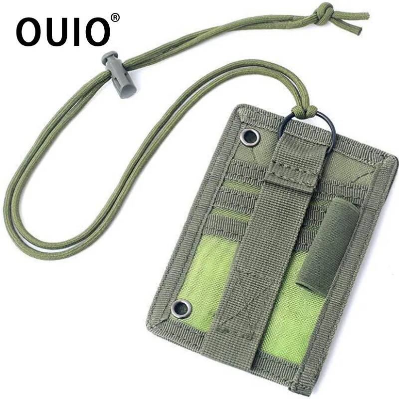 Lanyard Badge Holder - OUIO – porte-carte d'identité tactique, porte-badge
