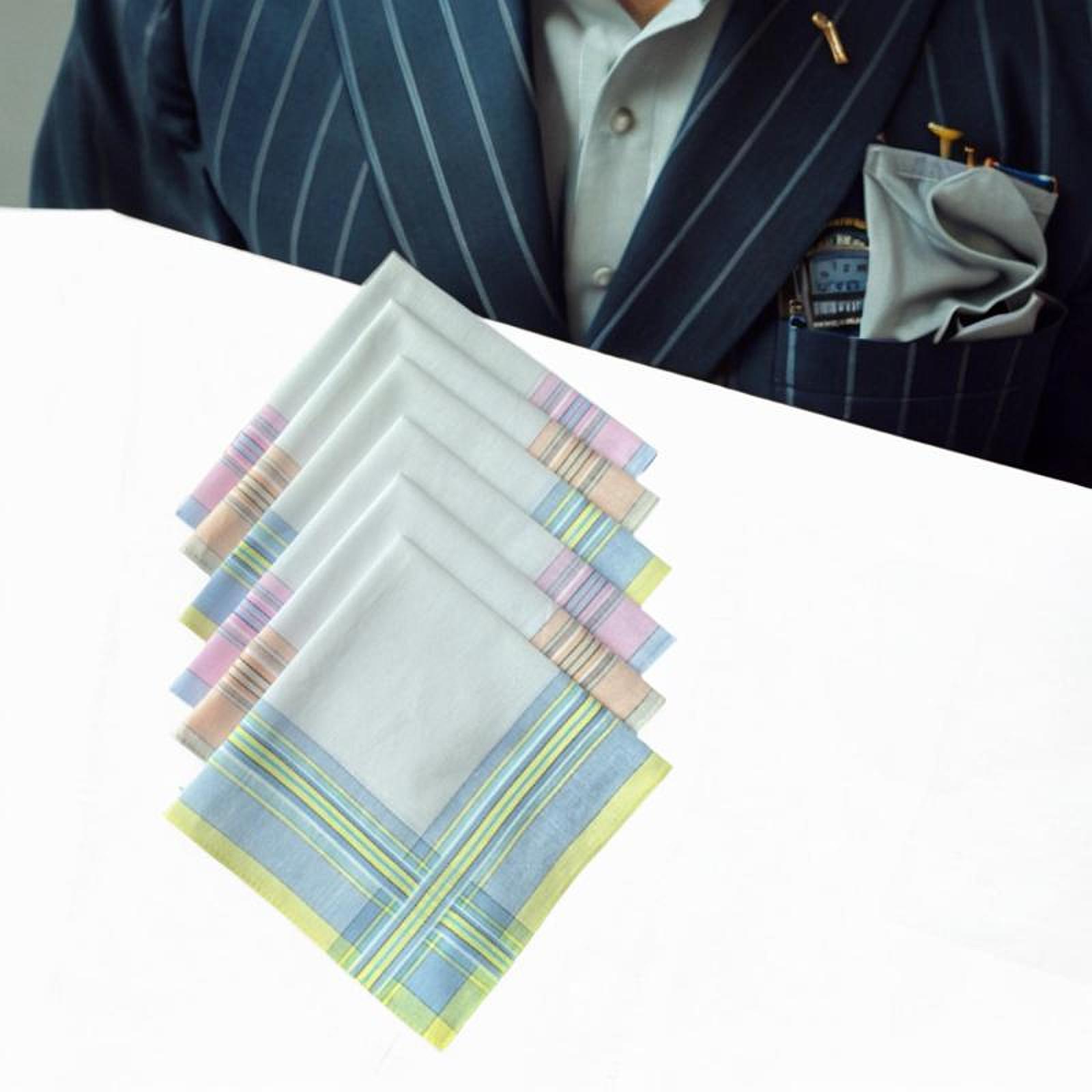 6 mouchoirs en coton pour homm - Handkerchief Cotton Men avis et prix