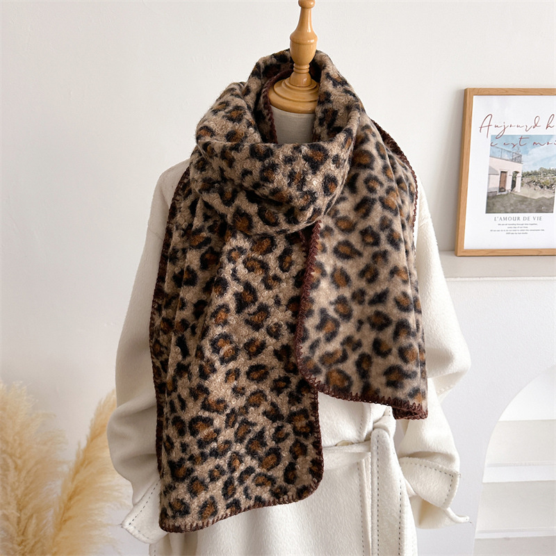 Écharpe Léopard Automne Hiver  - Pashmina Wrap Large avis et prix
