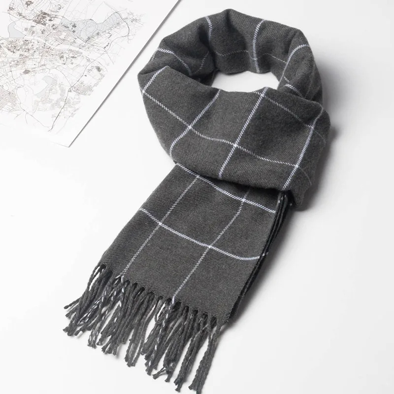 Écharpe en cachemire pour homm - Muffler Men Wool avis et prix