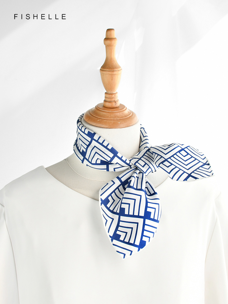 Foulard en soie naturelle pour - Scarf Silk Square avis et prix
