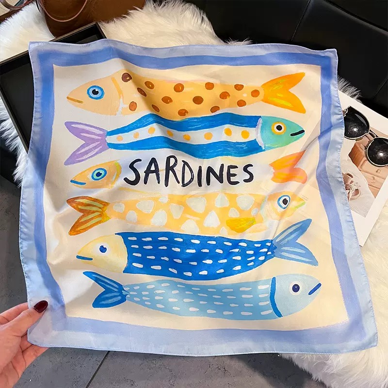 Foulards carrés en soie à moti - Scarf Silk Square avis et prix