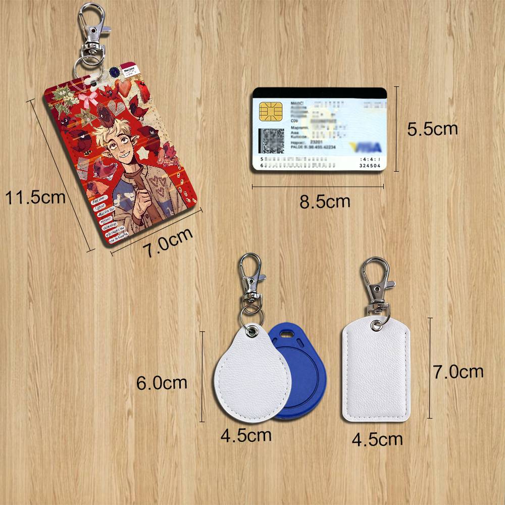 Porte-clés en cuir Flapjack Hu - Lanyard Badge Holder avis et prix