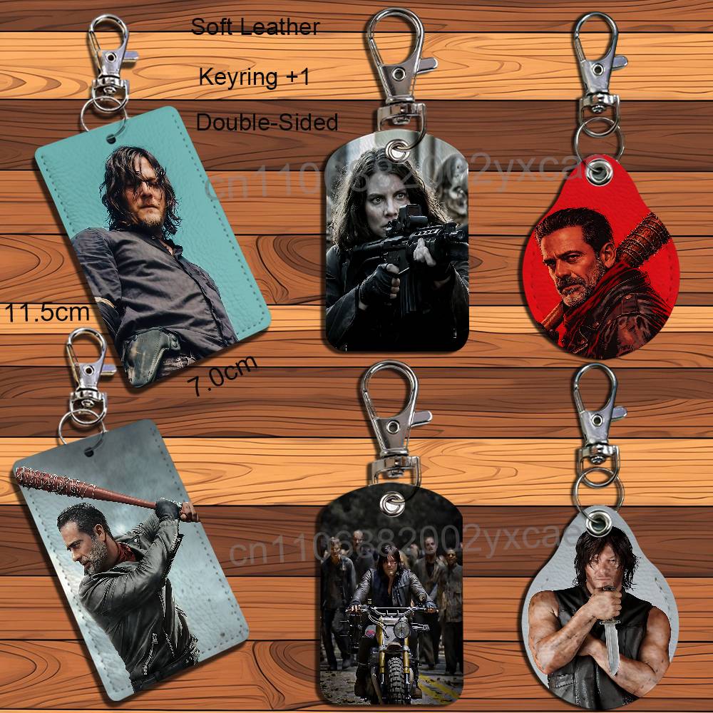 Porte-clés en cuir Negan Maggi - Lanyard Badge Holder avis et prix